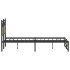 Estructura de cama sin colchón madera roble Sonoma 140x190