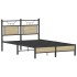 Estructura de cama sin colchón madera roble Sonoma 120x190