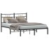 Estructura de cama sin colchón madera roble Sonoma 150x200