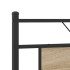 Estructura de cama sin colchón 183x203 cm madera roble