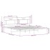 Estructura de cama sin colchón 183x203 cm madera roble