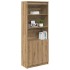 Aparador Artisan Roble 70x35x180 cm Madera de