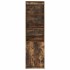 Aparador alto roble ahumado 50x35x180 cm madera de