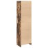 Aparador alto roble ahumado 50x35x180 cm madera de