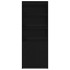 Aparador alto roble negro 70x35x180 cm madera de