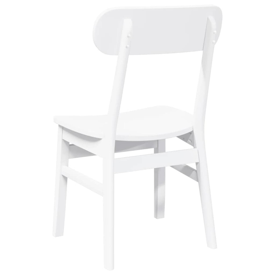 Sillas de comedor 2 unidades madera maciza de caucho