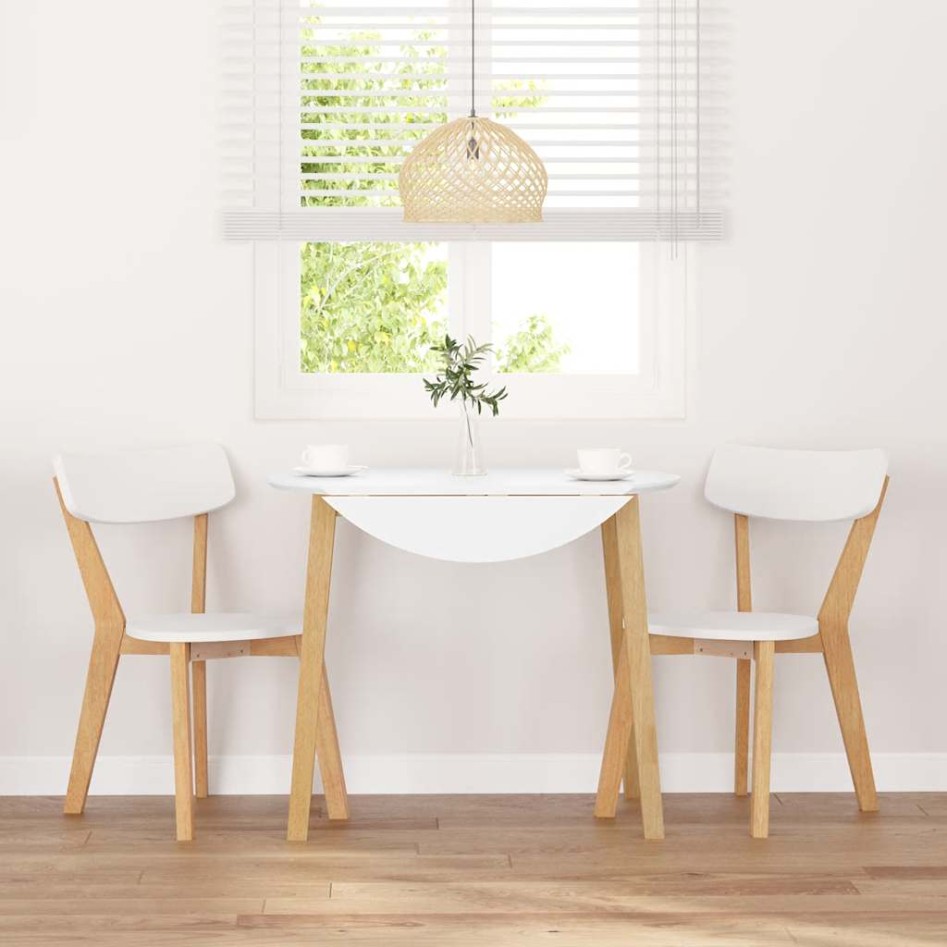 Sillas de comedor 2 unidades madera maciza de