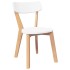 Sillas de comedor 2 unidades madera maciza de