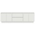 Mueble de TV con luces LED blanco 160,5x41x50