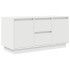 Mueble de TV con luces LED blanco 100x41x50