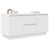 Mueble de TV con luces LED blanco 100x41x50
