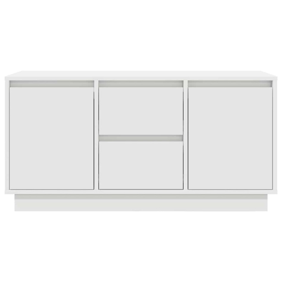 Mueble de TV con luces LED blanco 100x41x50