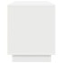 Mueble de TV con luces LED blanco 100x41x50
