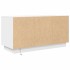 Mueble de TV con luces LED blanco 100x41x50