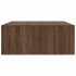 Mesa de centro con cajones roble marrón 100x100x40