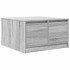 Mesa de centro con cajones Sonoma gris 70,5x70x40
