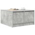 Mesa de centro con cajones gris hormigón 70,5x70x40