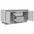 Mueble de TV con luces LED Sonoma gris 100x41x50