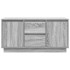 Mueble de TV con luces LED Sonoma gris 100x41x50