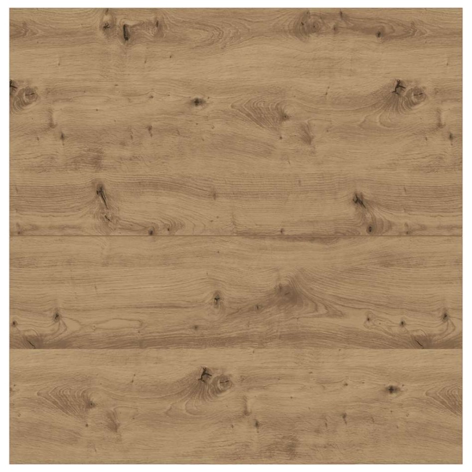 Mesa de centro con cajones roble artesanal 100x100x40