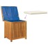 Cojines para exterior 60x50x61 cm madera maciza