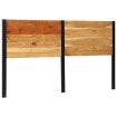 Cabecero 180 cm Madera Maciza Acacia y Hierro