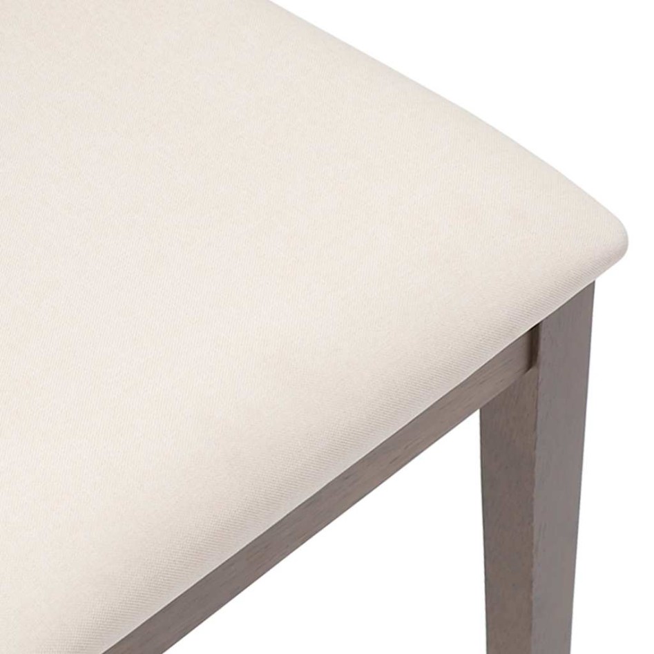 Sillas de comedor con cojines 2 uds madera maciza marrón