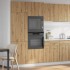 Armario microondas madera ingeniería roble artisan 60x57x207