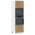 Armario microondas madera ingeniería roble artisan 60x57x207