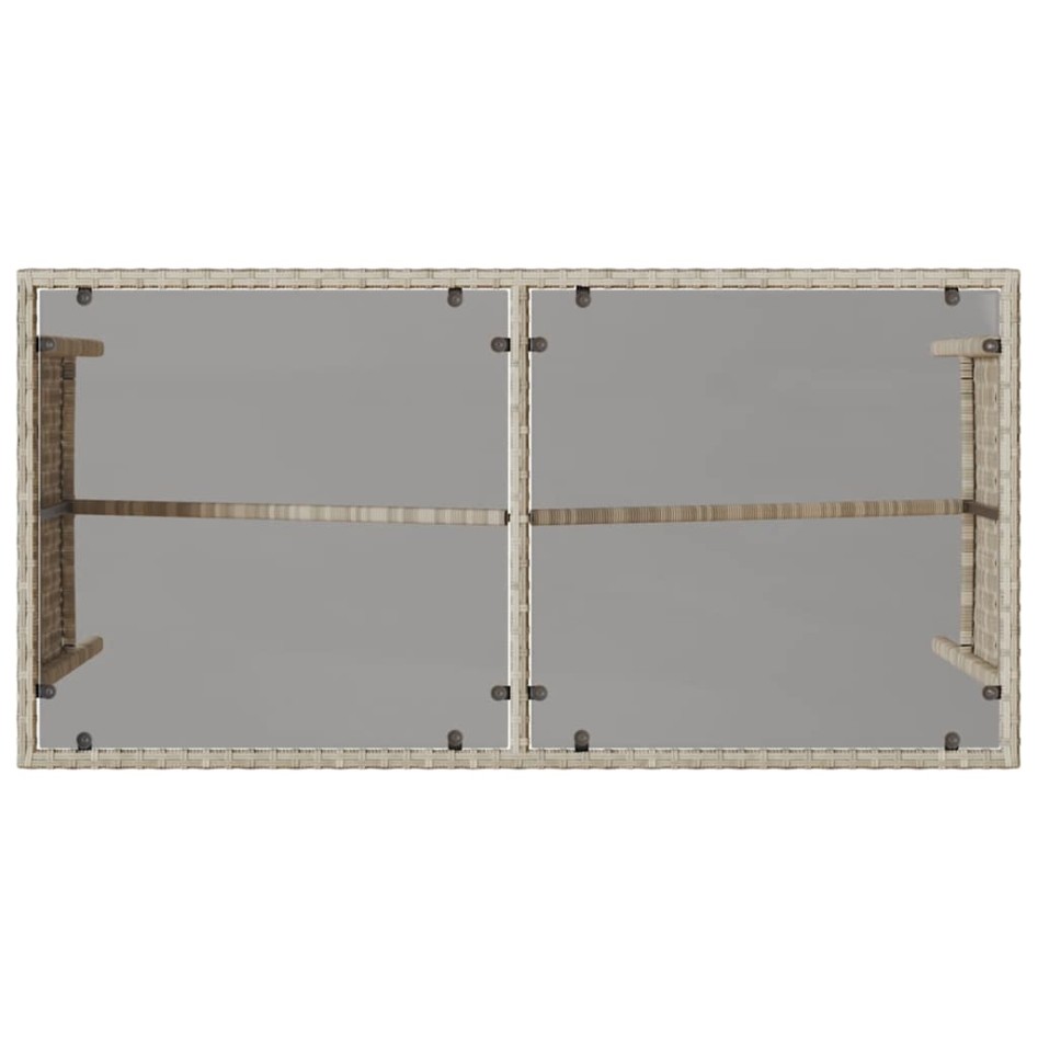 Set comedor de jardín 3 pzas cojines ratán sintético gris