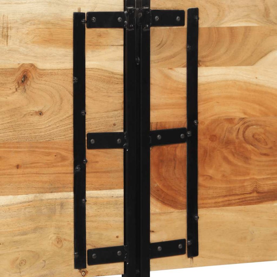 Cabecero 200 cm Madera Maciza Acacia y