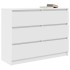 Aparador blanco 100x35x76 cm madera de
