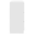 Aparador blanco 100x35x76 cm madera de