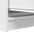 Aparador blanco 100x35x76 cm madera de