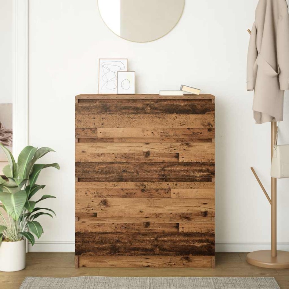 Aparador de madera vieja 80x35x99 cm Madera de