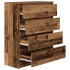 Aparador de madera vieja 80x35x99 cm Madera de