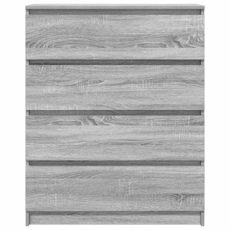 Aparador Sonoma gris 80x35x99 cm madera de