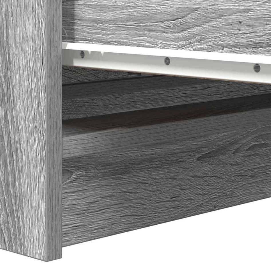 Aparador Sonoma gris 80x35x99 cm madera de