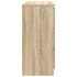 Aparador de madera contrachapada roble sonoma 100x35x76
