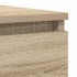 Aparador de madera contrachapada roble sonoma 100x35x76