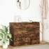 Aparador madera contrachapada color roble ahumado 100x35x76