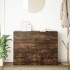 Aparador madera contrachapada color roble ahumado 100x35x76