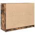 Aparador madera contrachapada color roble ahumado 100x35x76