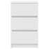 Mesillas de noche con 3 cajones 2 uds Blanco 39x35x65