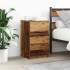 Mesillas de noche con 3 cajones 2 uds madera vieja 39x35x65