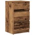 Mesillas de noche con 3 cajones 2 uds madera vieja 39x35x65