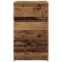 Mesillas de noche con 3 cajones 2 uds madera vieja 39x35x65