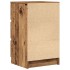 Mesillas de noche con 3 cajones 2 uds madera vieja 39x35x65