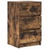 Mesillas de noche con 3 cajones 2 uds roble ahumado 39x35x65
