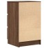 Mesillas de noche con 3 cajones 2 uds roble marrón 39x35x65